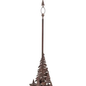 62" High Lone Bear 2 Light Floor Base