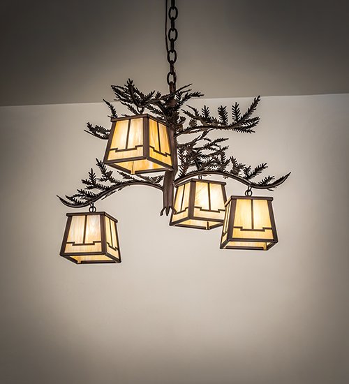 Rustic Pendant with Task Lighting