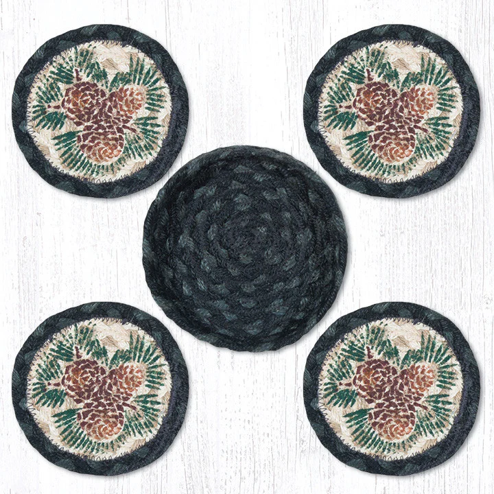 Pinecone Coaster Set
