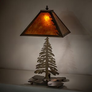 21" High Tall Pines Table Lamp