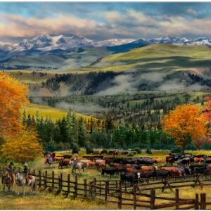 Yellowstone Sky 24" x 30" Gallery Wrap Canvas