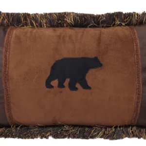 Bear and Diamonds Pillow