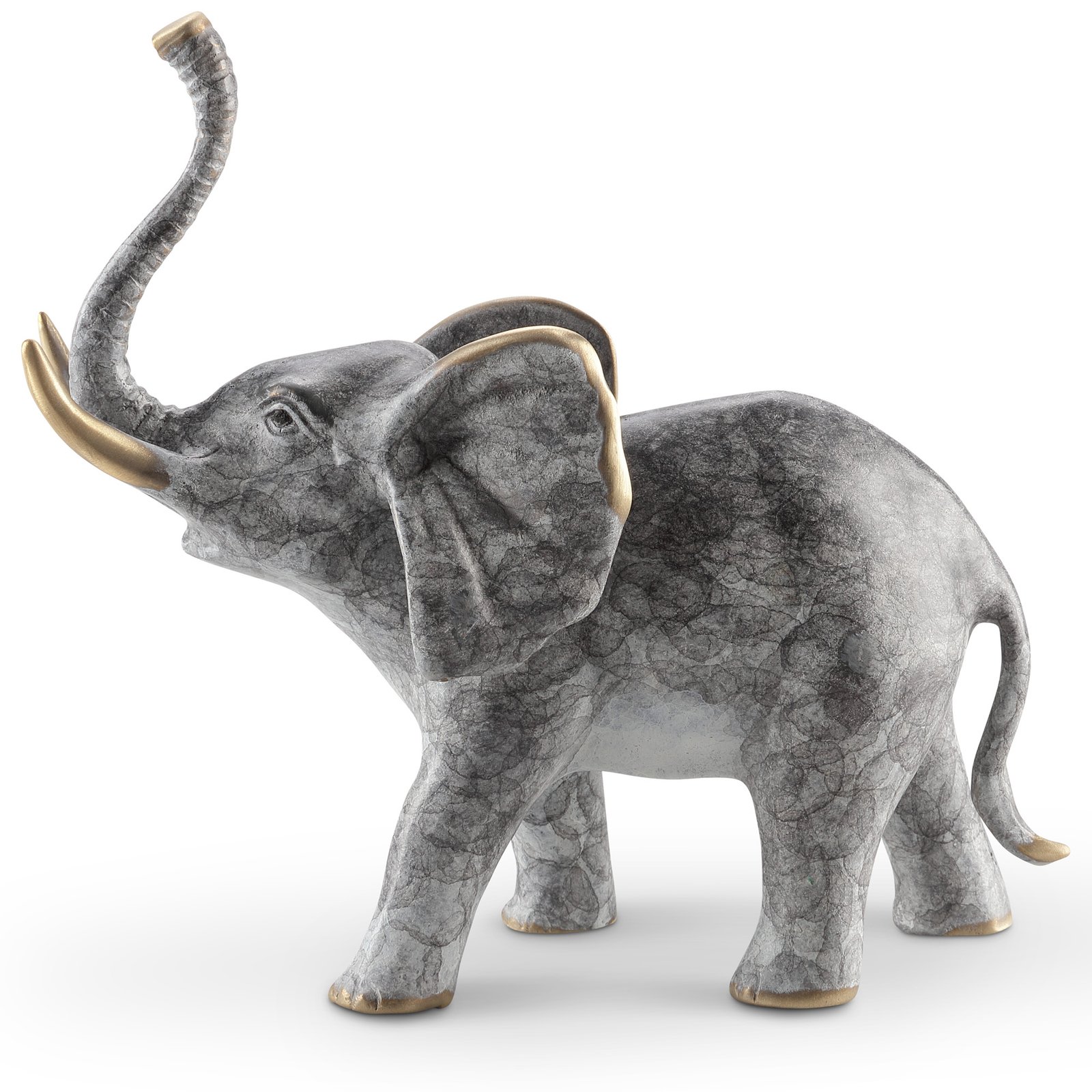Bellowing Elephant Sculpture