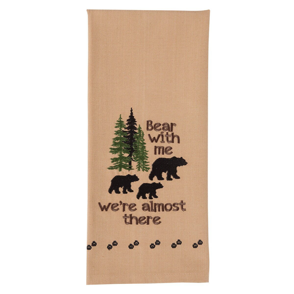 Bear With Me Embroidered Dishtowel (Pack of 6)