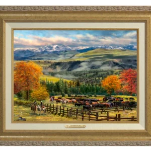 Framed Yellowstone Sky - 12″ x 16″ Canvas Classics
