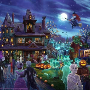 A Ghoulish Gathering – 11″ x 14″ Art Print