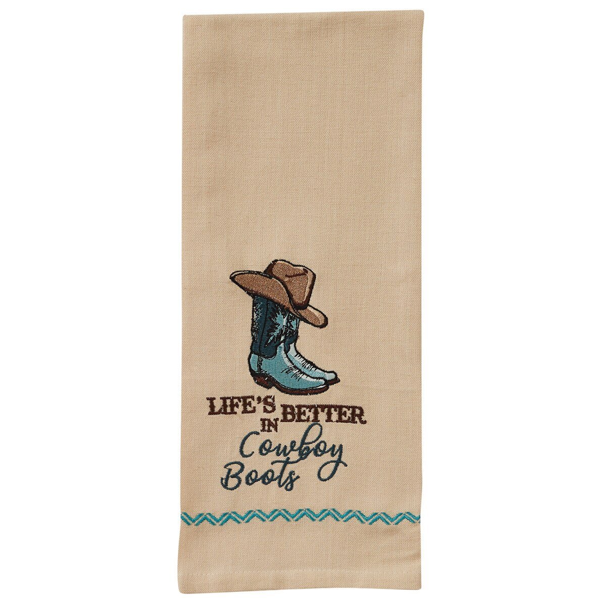 Better In Cowboy Boots Dishtowel (Pack of 6)