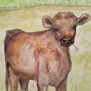 Brown Cow Greeting Cards (Pack of 10)