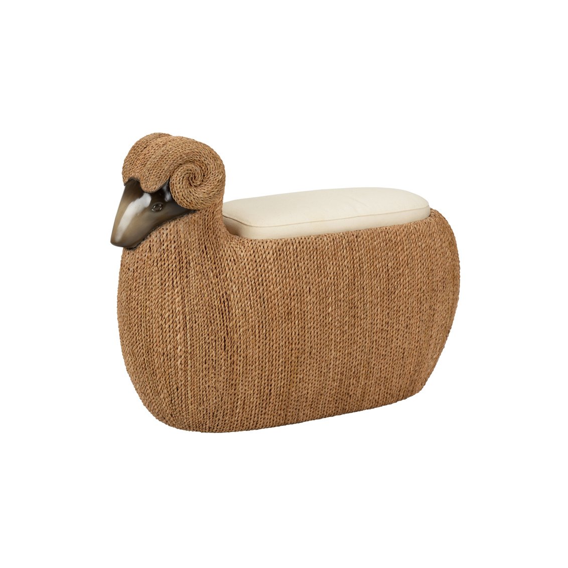 Natural Ram Stool