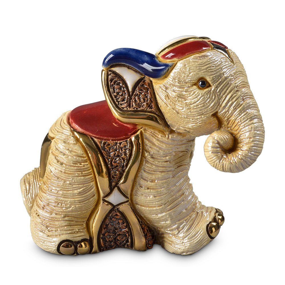 Baby Sumatran Elephant Figurine by De Rosa