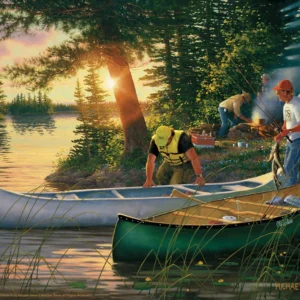 Backcountry Canoe-In – 11″ x 14″ Art Print