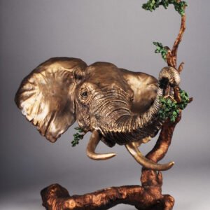 Ancient of Days African Elephant Sculpture by Mark Hopkins