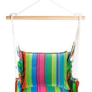 4-Piece Swing Set Le Jardin Stripe w/ Le Jardin Pillow