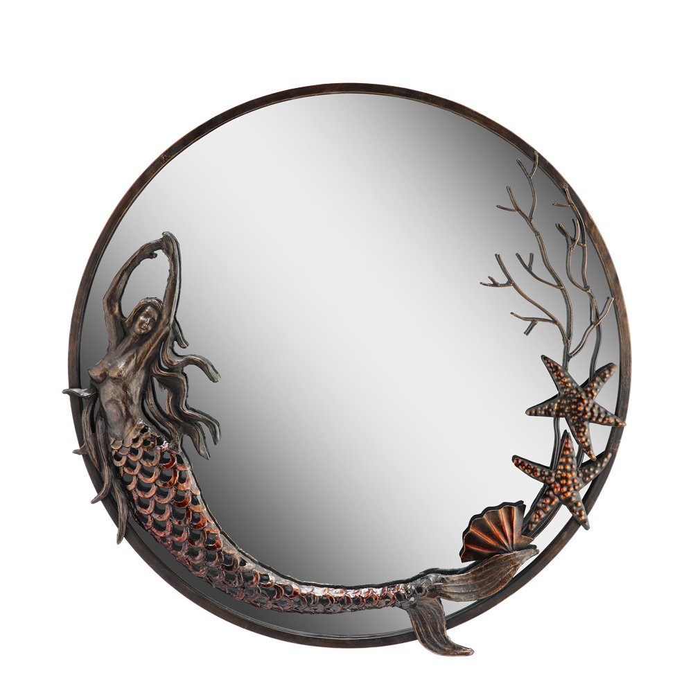 Mermaid Round Mirror