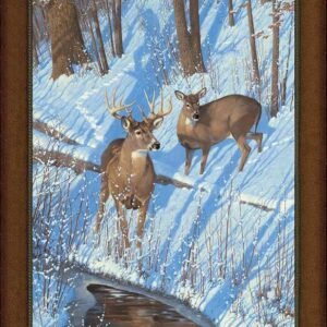 Framed Shadows of Bow Hunting - 27.5" x 17" Limited Edition Paper