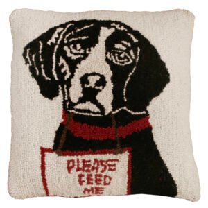 Handmade Hooked Pillow – Farm and Ranch – Rover the Dog