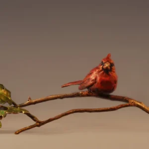 Midsummer Cardinal Sculpture by Mark Hopkins