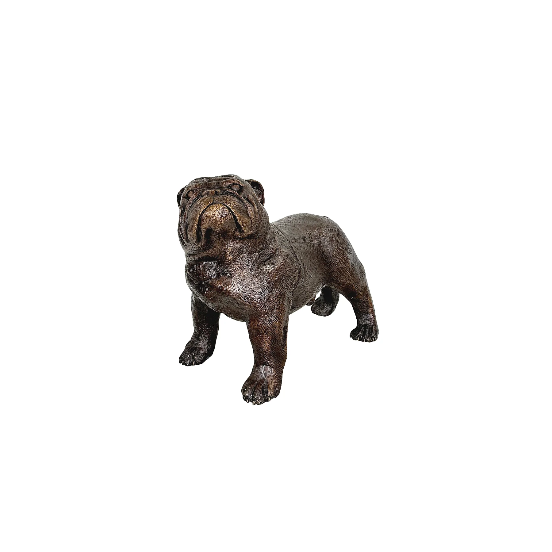Bulldog Bronze Statue