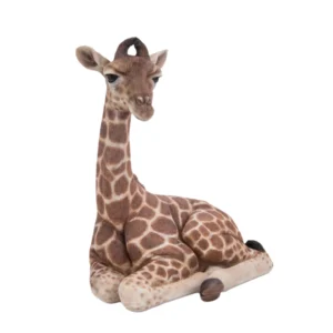 Giraffe Laying Down Statue Figurine