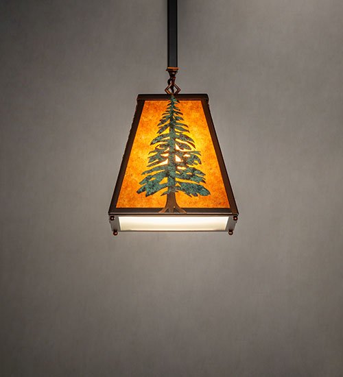 Rutic Pendant with Task Lighting