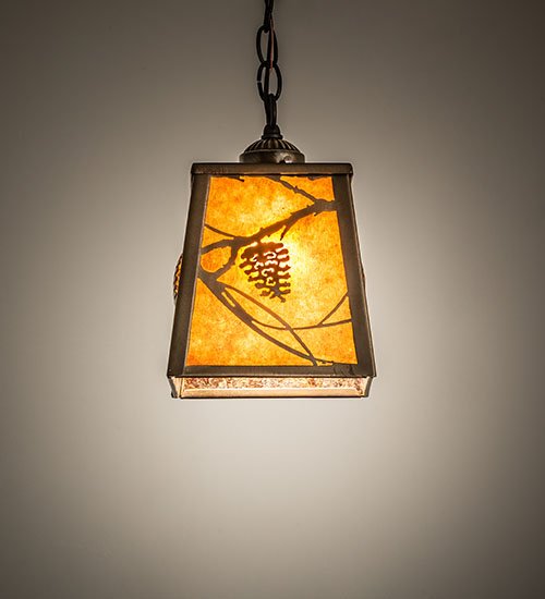 Rutic Pendant with Task Lighting