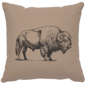 Buffalo Image Pillow 16x16