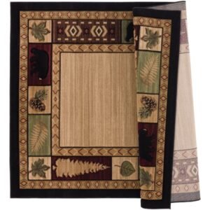 Off the Beaten Path – Rustic Cottage Retreat Area Rug