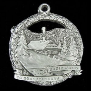 “Grandmas House” Pewter Ornament by Andy Schumann