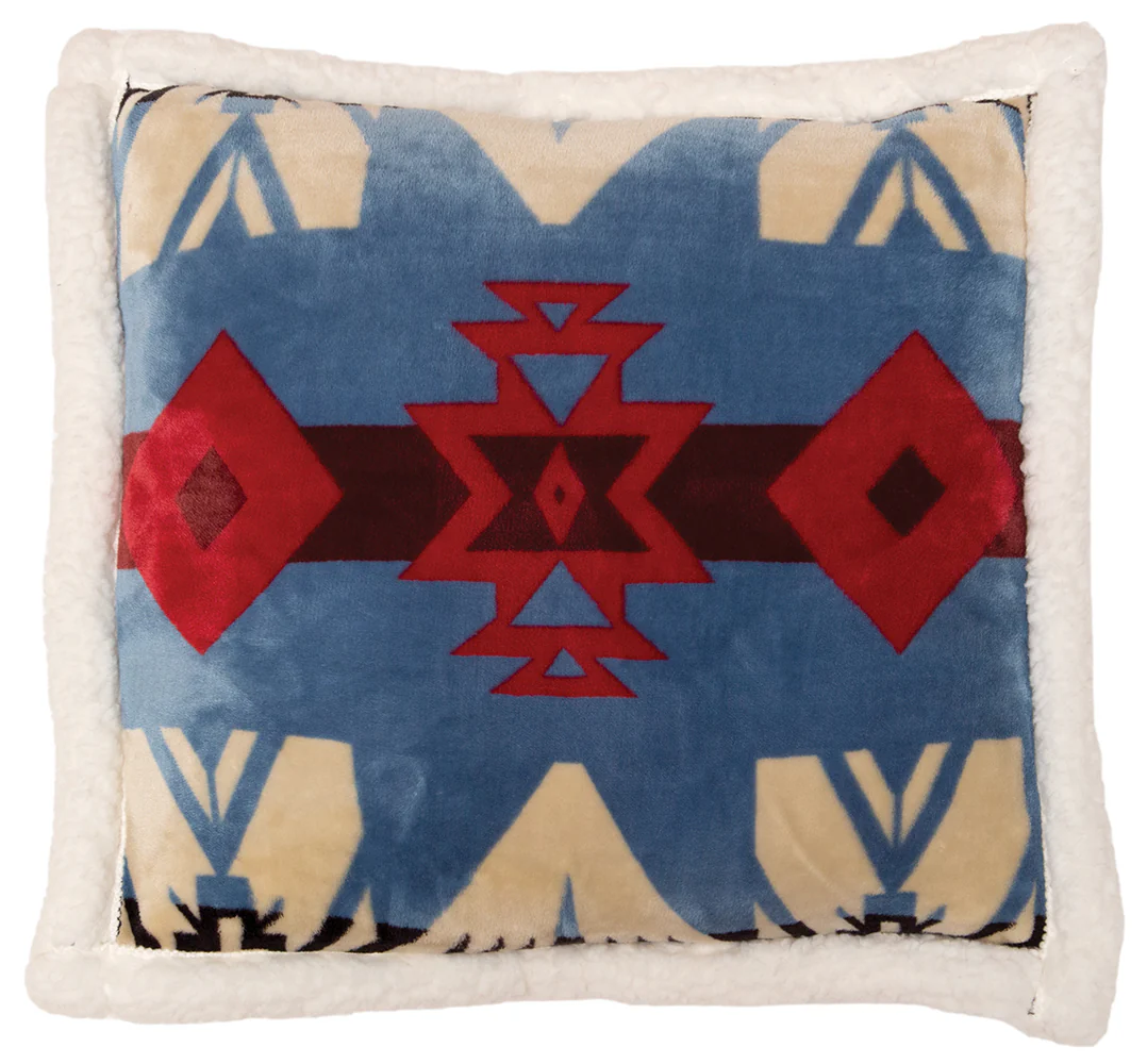 Blue River Plush Sherpa Pillow Blue River Plush Sherpa Pillow