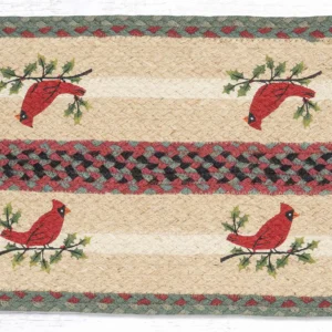 Holly Cardinal Table Runner