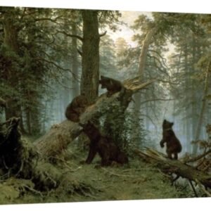Morning in a Pine Forest by I. Shishkin – 24 x 16 in. Gallery Wrapped Canvas