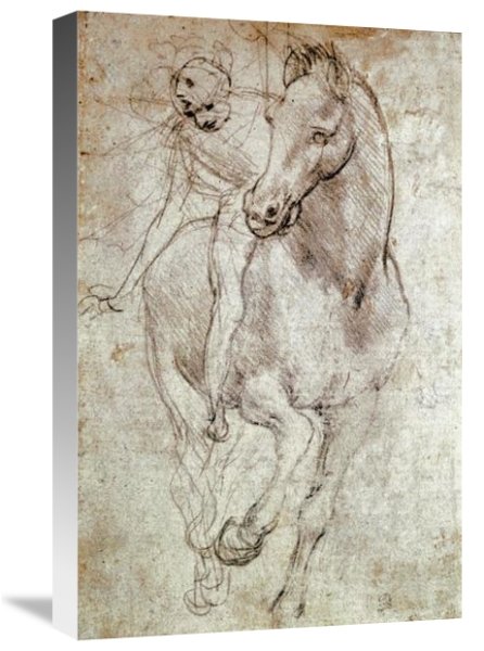 Horse & Rider by Leonardo Da Vinci
