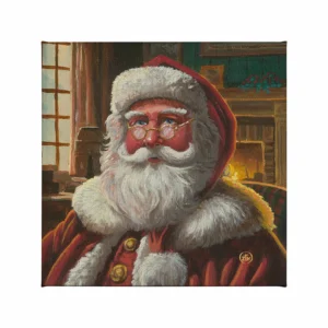 Old St. Nick - 14" x 14" Gallery Wrapped Canvas