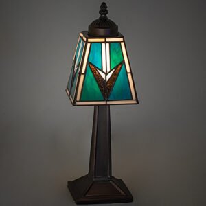 10" High Valencia Mission Mini Lamp